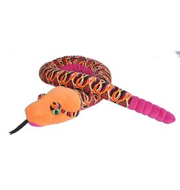 Wild Republic Plush Snake Tribal Orange (54")