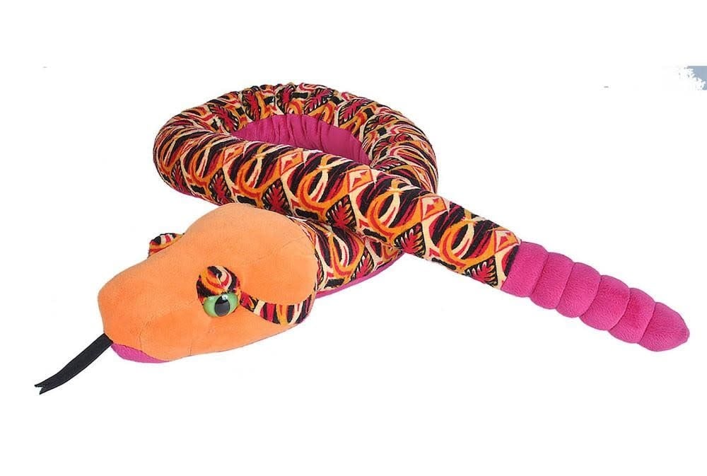 Plush Snake Tribal Orange (54")