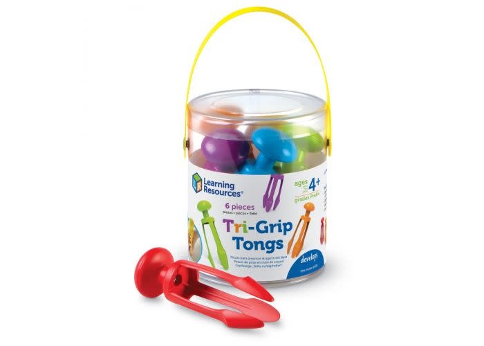 Educational Tri-Grip Tongs (6 Pieces)