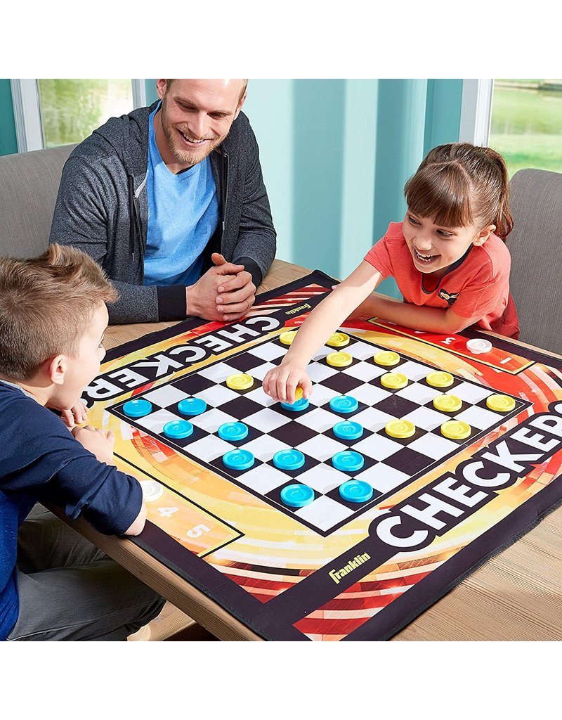 Franklin Sports Outdoor Franklin Sports 2-in-1 Checkers and Four In A Row Play Mat