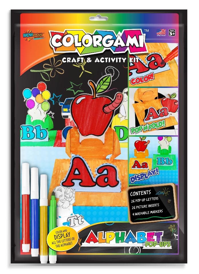 Craft Kit Colorgami-Alphabet Pop-ups