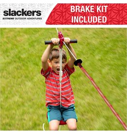 Slackers Outdoor Slackers 90' Zipline Eagle Series with Spring Brake Kit