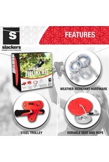Slackers Outdoor Slackers 90' Zipline Eagle Series with Spring Brake Kit