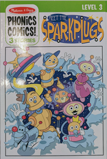 Melissa & Doug Educational Phonics Comics Sparkplugs Level 3