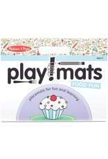 Melissa & Doug Art Supplies Activity Pad PlayMats - Food Fun