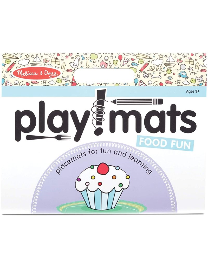 Melissa & Doug Art Supplies Activity Pad PlayMats - Food Fun