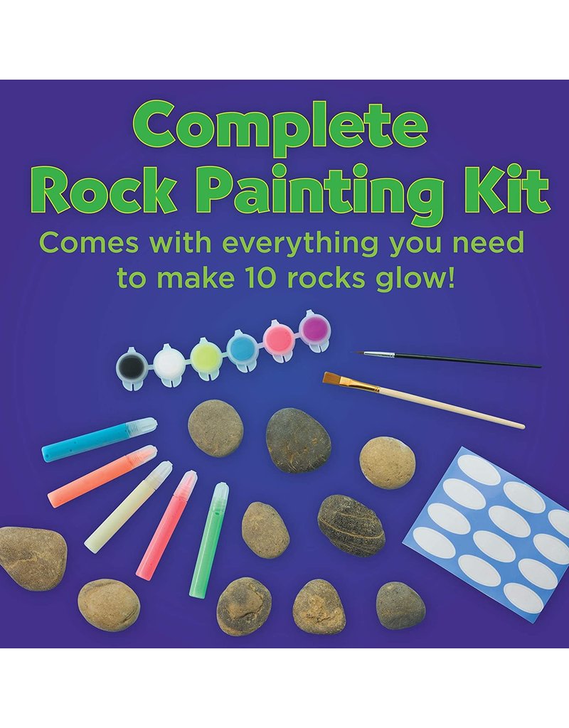 Creativity for Kids Craft Kit Glow in the Dark Rock Painting Kit