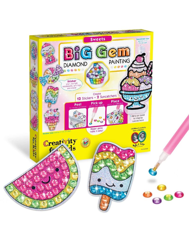 Creativity for Kids Craft Kit Big Gem Diamond Painting Sweets