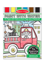 Melissa & Doug Art Supplies Activity Pad Paint With Water - Vehicles