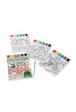 Melissa & Doug Art Supplies Activity Pad Paint With Water - Vehicles