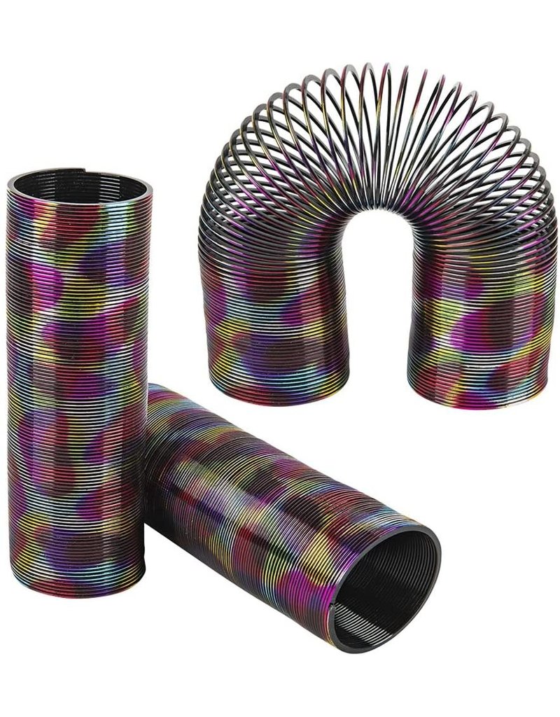 Rhode Island Novelty Novelty Rainbow Metallic Coil Spring Slinky
