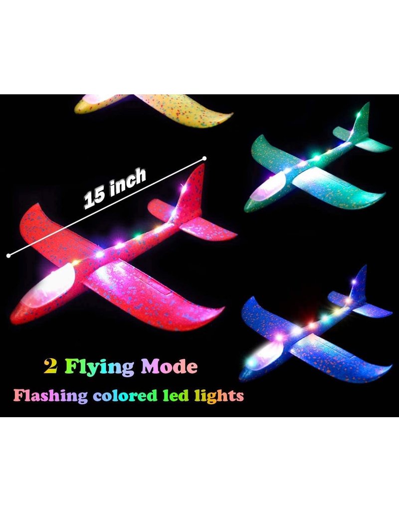 Spin Copter Outdoor LED Foam Sky Glider
