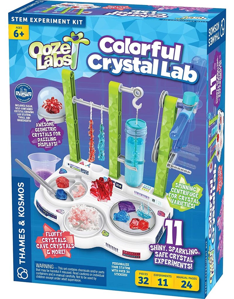 Thames & Kosmos Science Kit Ooze Labs Colorful Crystal Lab
