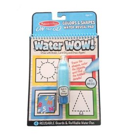 Melissa & Doug Art Supplies On-the-Go Water Wow! - Colors & Shapes Water Reveal Pad