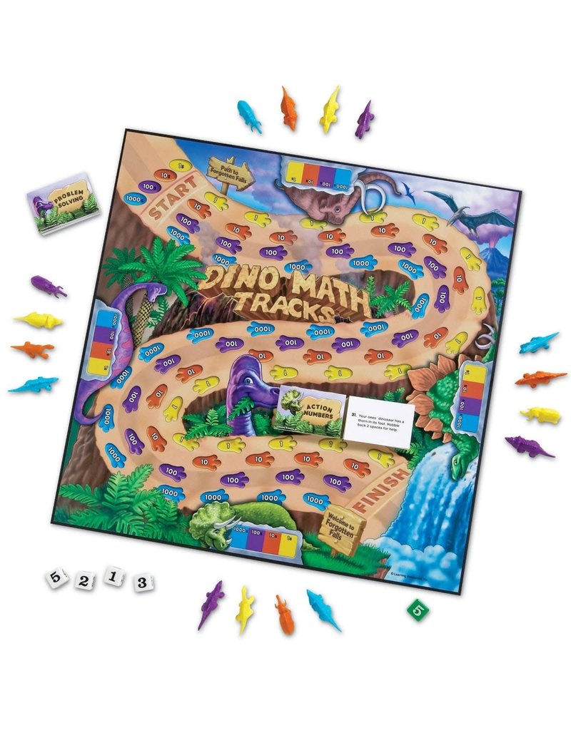 Learning Resources Game Dino Math Tracks
