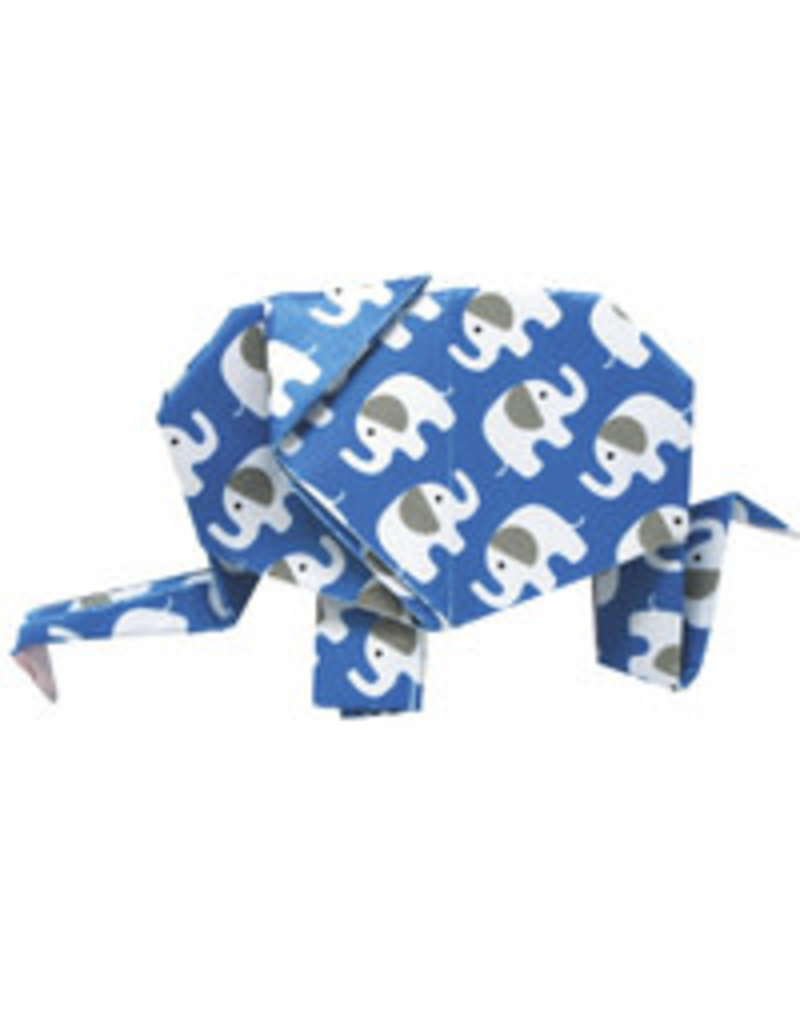Fridolin Art Supplies Funny Origami Elephants (20 Sheets; 20 cm x 20 cm)