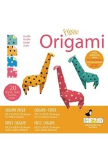 Fridolin Art Supplies Funny Origami Giraffe (20 Sheets; 20 cm x 20 cm)