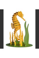 Fridolin Craft 3D Paper Model Seahorse