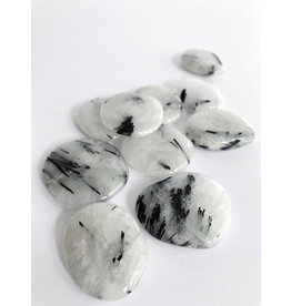 Squire Boone Village Rock/Mineral Tourmalinated Quartz (Sizes and Colors Vary; Sold Individually)