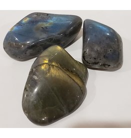 Squire Boone Village Rock/Mineral Tumbled - Freedorm Labradorite (Colors Vary; Sold Individually)