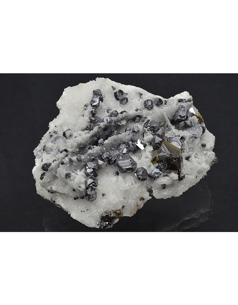 Squire Boone Village Rock/Mineral Galena in Quartz (Sizes and Colors Vary; Sold Individually)