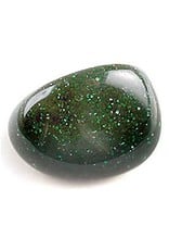 Squire Boone Village Rock/Mineral - Goldstone, Tumbled (Emerald; Sizes and Colors Vary; Sold Individually)
