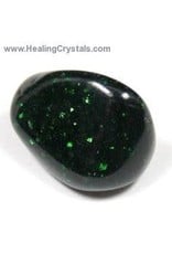 Squire Boone Village Rock/Mineral - Goldstone, Tumbled (Emerald; Sizes and Colors Vary; Sold Individually)