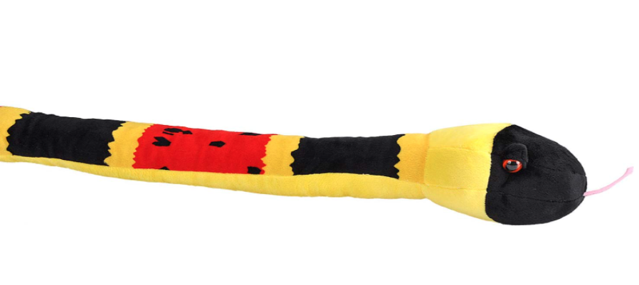 Plush Snake Coral (54")