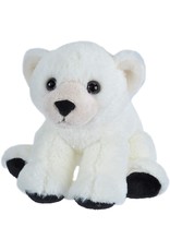 Wild Republic Plush Mini CuddleKins Baby Polar Bear (8")
