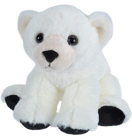 Wild Republic Plush Mini CuddleKins Baby Polar Bear (8")