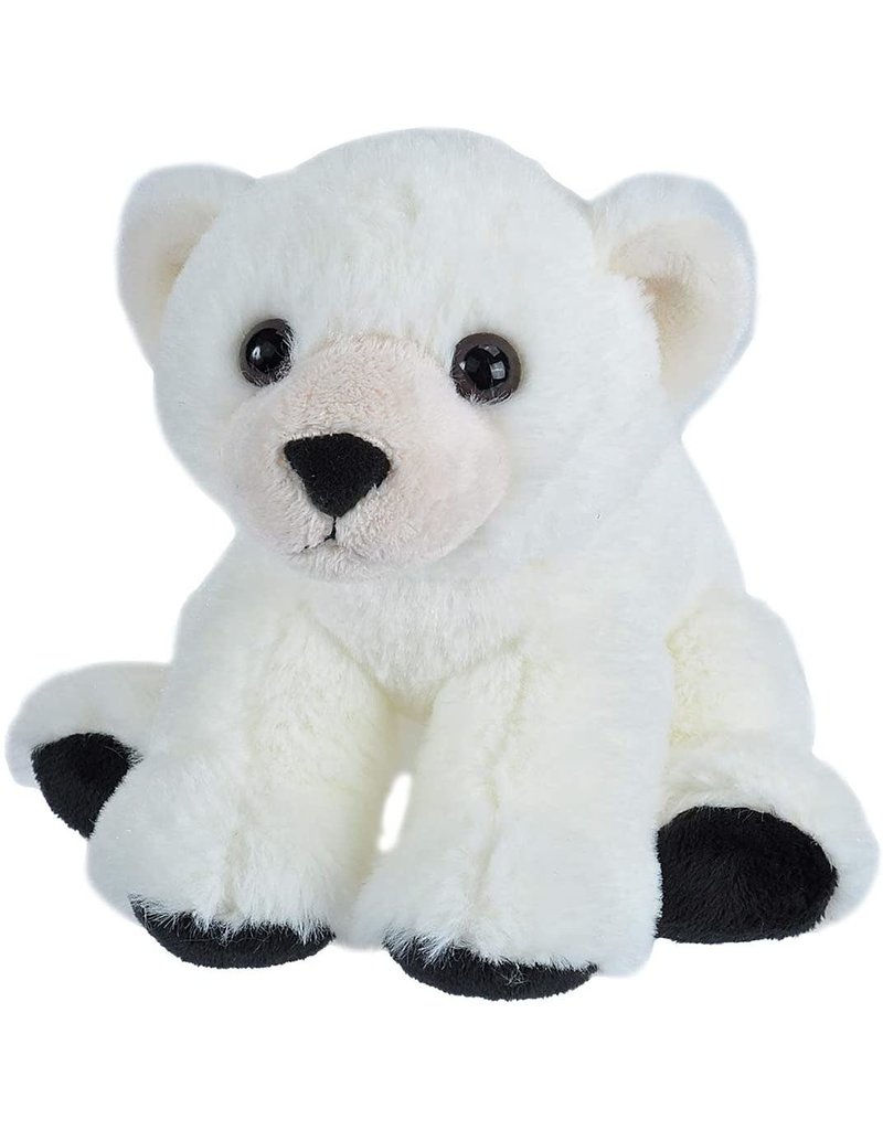 Wild Republic Plush Mini CuddleKins Baby Polar Bear (8")