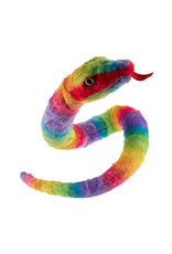 Wild Republic Plush Snake Rainbow Rainboa (54")