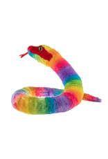 Wild Republic Plush Snake Rainbow Rainboa (54")