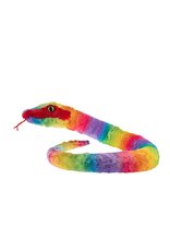 Wild Republic Plush Snake Rainbow Rainboa (54")