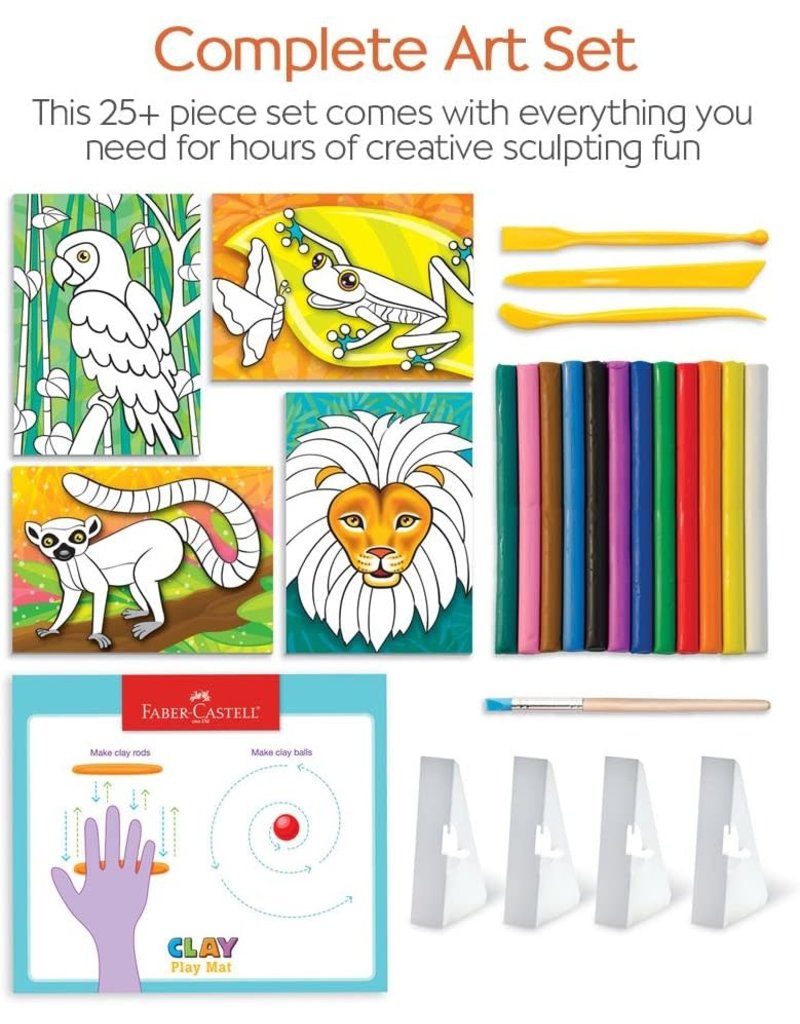 Faber-Castell Craft Kit Do Art Coloring With Clay
