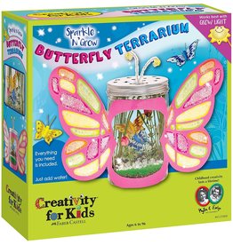 Creativity for Kids Craft Kit Sparkle N' Grow Butterfly Terrarium
