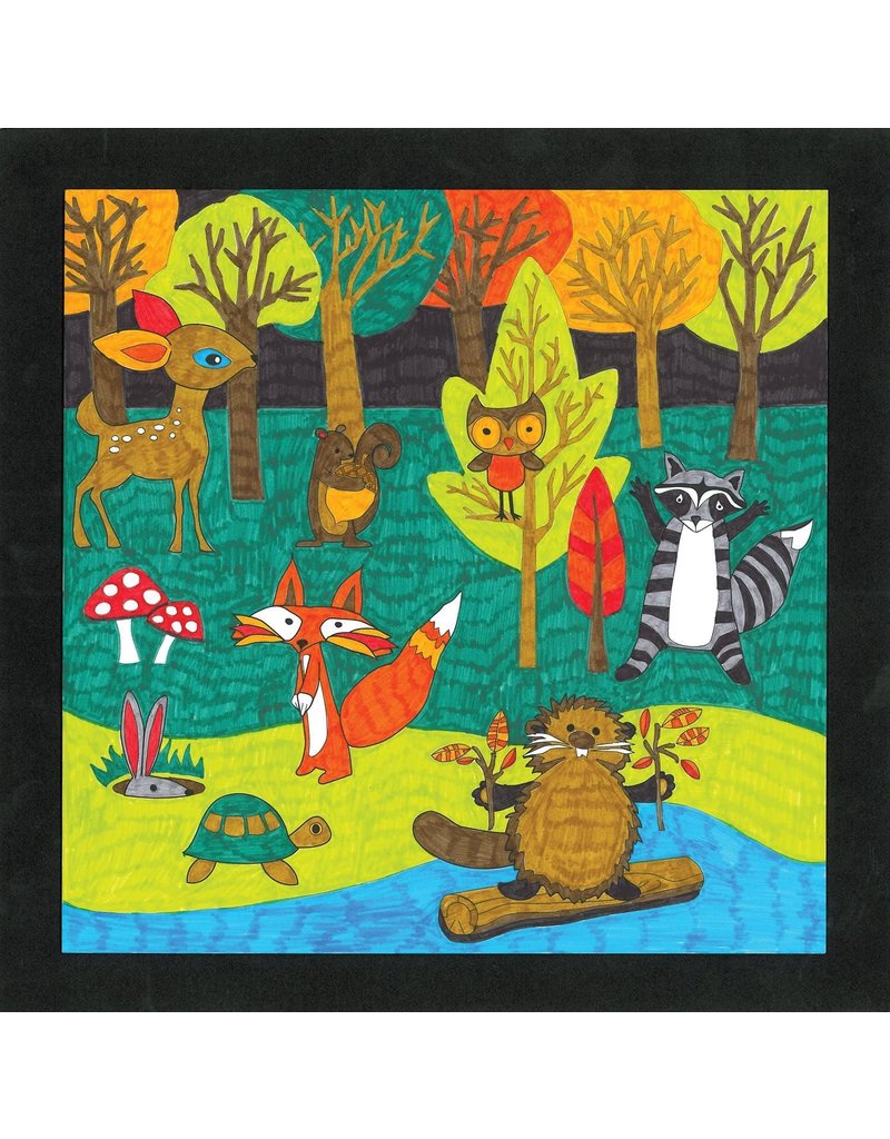 Faber-Castell Craft Kit Color By Number Forest Friends
