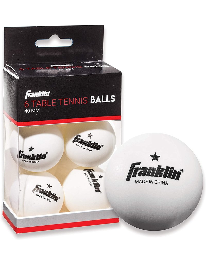 Palline Da Ping Pong 3 Stelle 40mm ABS - Set 6 Pezzi Per Allenamento