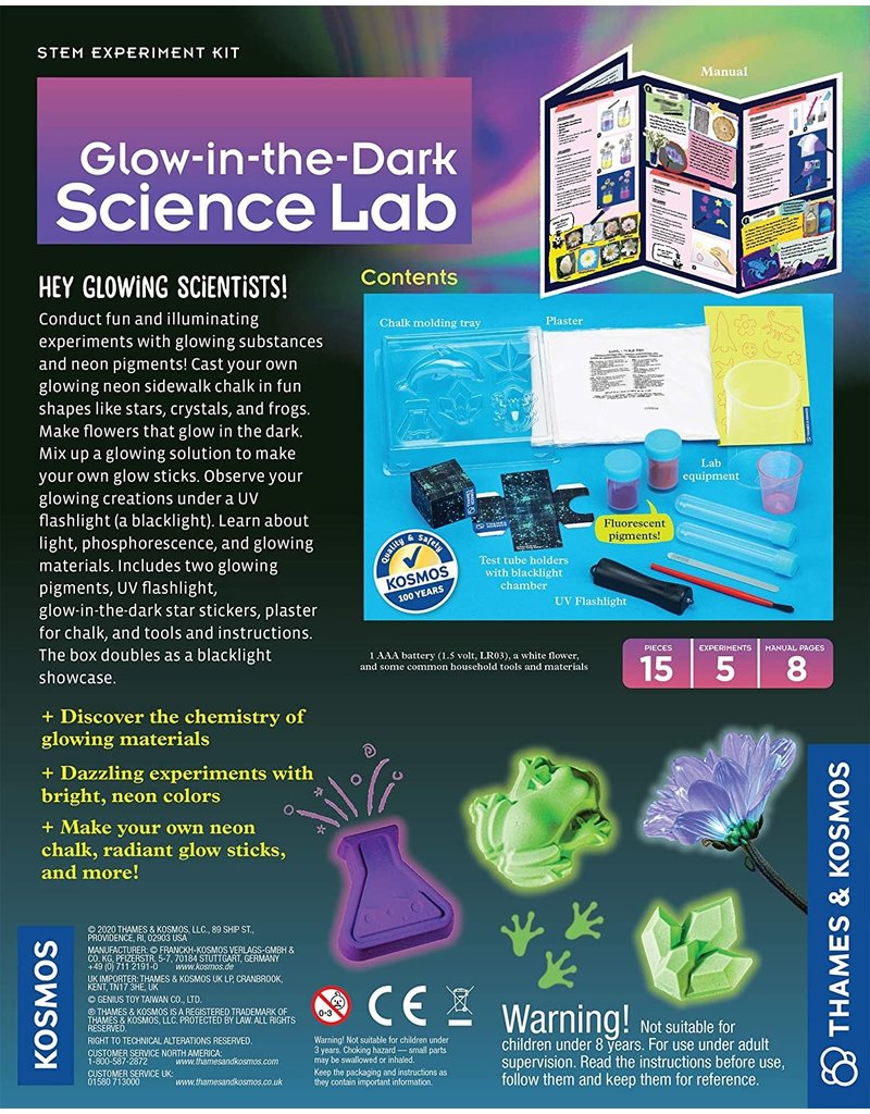 Thames & Kosmos Science Kit GlowintheDark Science Lab Pow Science LLC