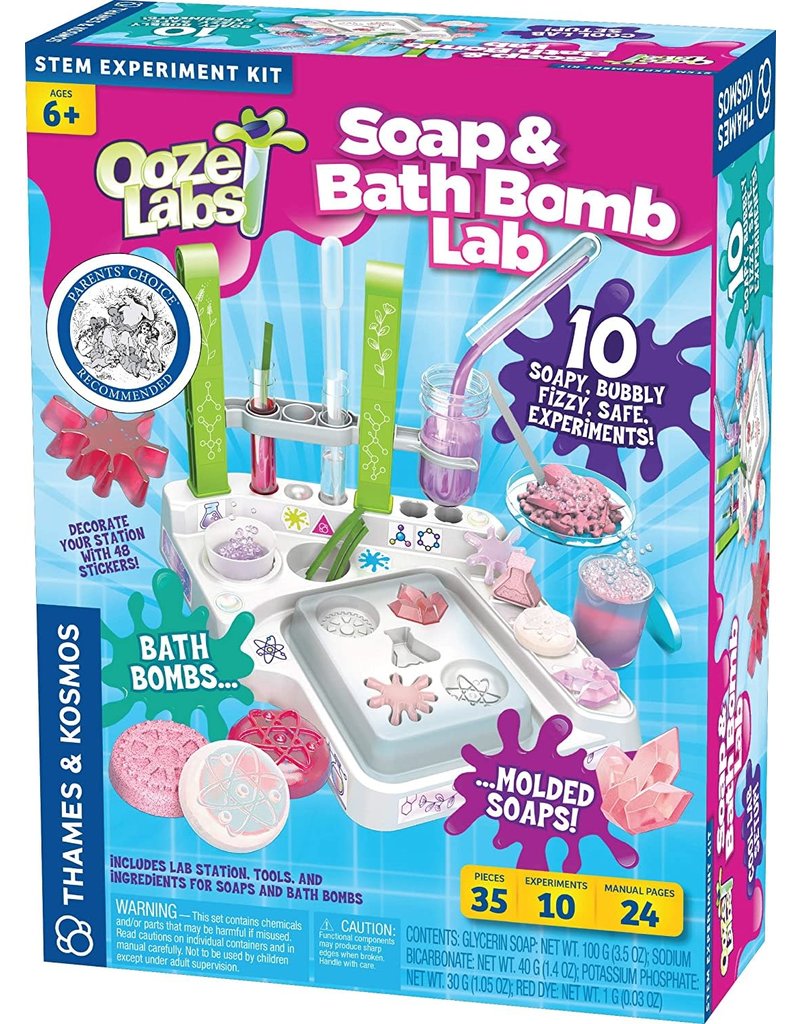 Thames & Kosmos Science Kit Ooze Labs: Soap & Bath Bomb Lab