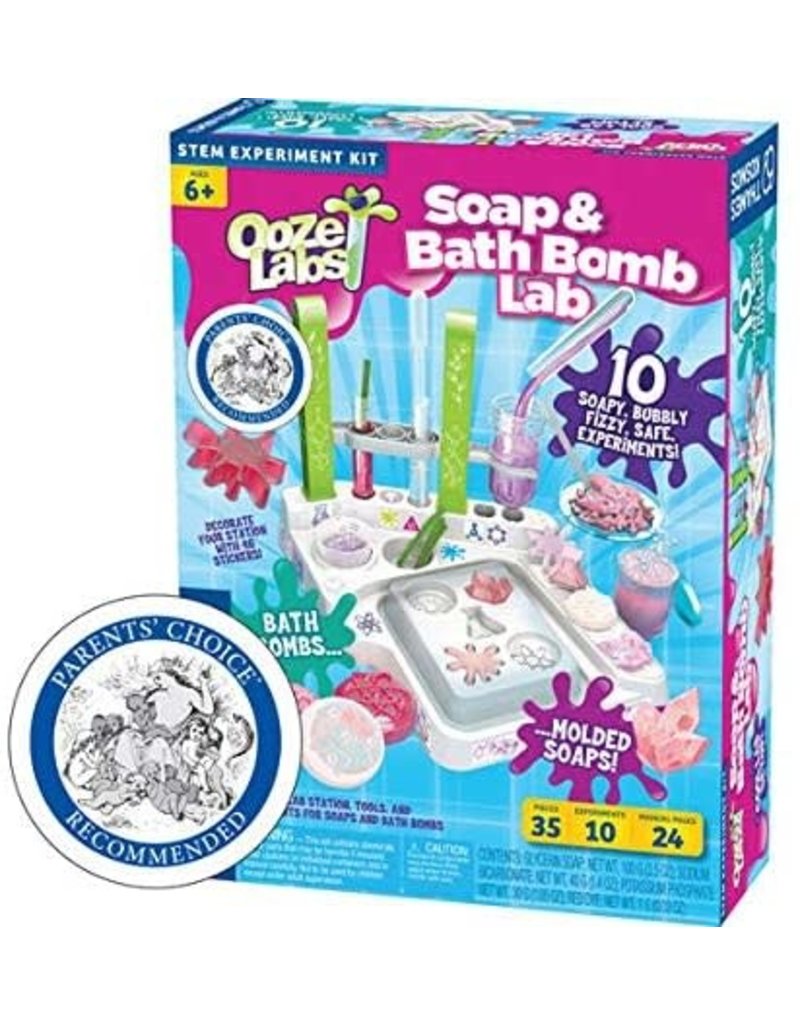 Thames & Kosmos Science Kit Ooze Labs: Soap & Bath Bomb Lab