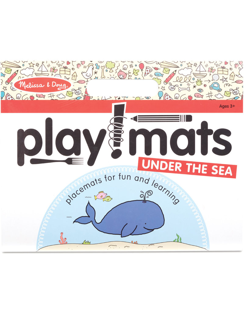 Melissa & Doug Art Supplies Activity Pad PlayMats - Under The Sea