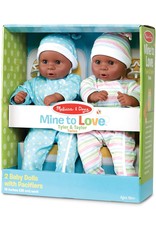 Melissa & Doug Pretend Play Mine to Love Tyler and Taylor Twins