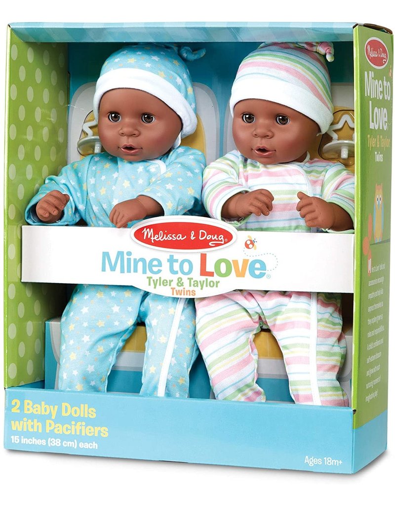 Melissa & Doug Pretend Play Mine to Love Tyler and Taylor Twins