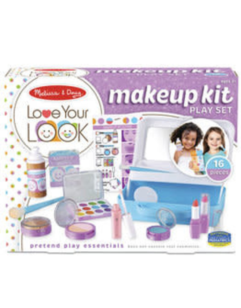 Melissa & Doug Pretend Play Love Your Look Makeup Kit Play Set 16 Pieces