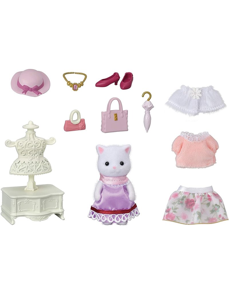 Calico Critters Calico Critters Fashion Playset Town Girl Series Persian Cat