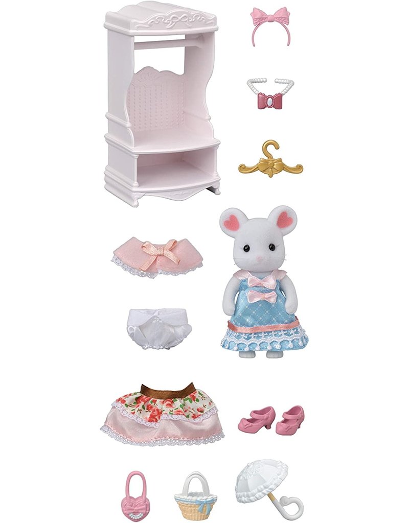 Calico Critters Calico Critters Fashion Playset Town Girl Series Sugar Sweet Collection