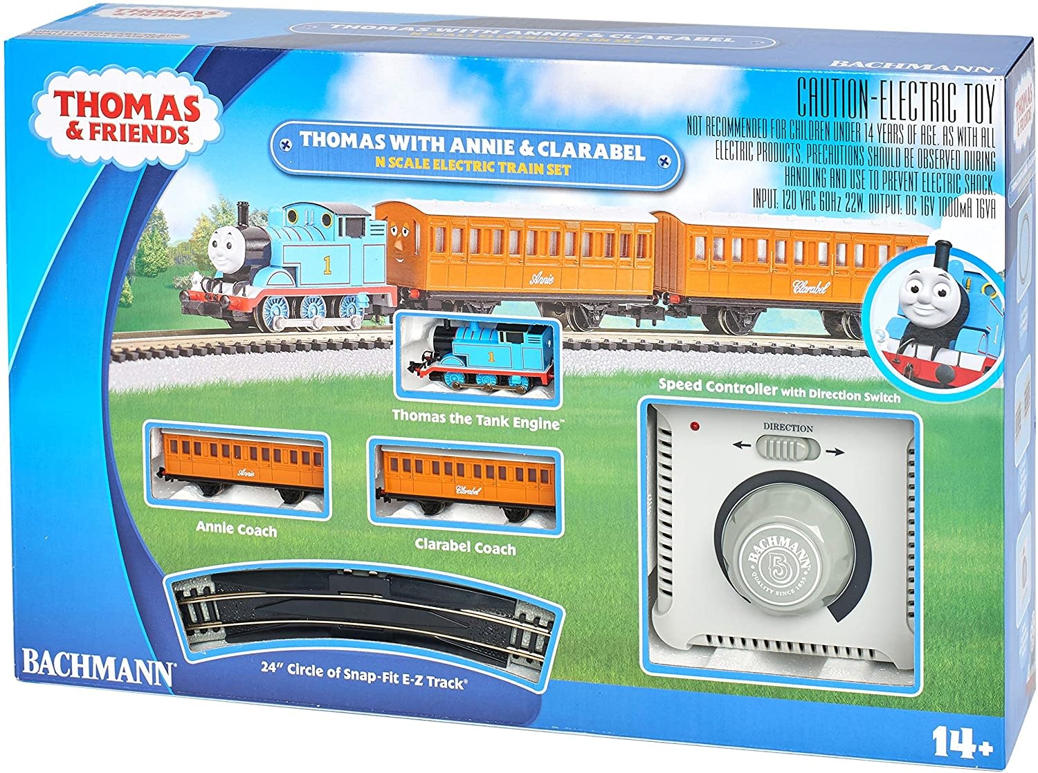 Hobby N scale Thomas and Friends Train Set with Annie and Clarabel