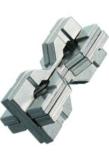 University Games Brainteaser Hanayama Metal Puzzle - Hourglass - Level 6