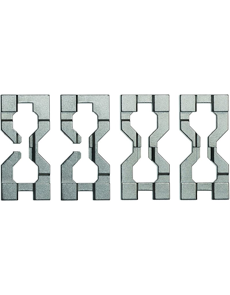 University Games Brainteaser Hanayama Metal Puzzle - Hourglass - Level 6
